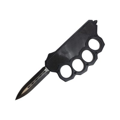 TacKnives Double Action Brass Knuckles OTF Knife