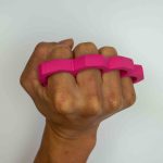 TacKnives Brass Knuckle Hot Pink Full Size