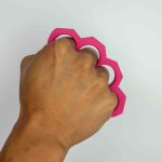 TacKnives Brass Knuckle Hot Pink Full Size
