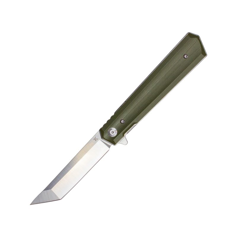 TacKnives G10 folding knife liner lock BF02 Green