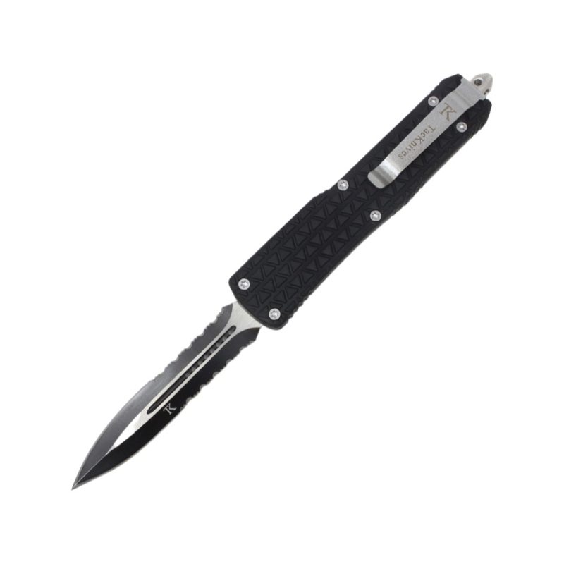 TacKnives Automatic OTF Knife - MT2DES (Double Edge Serrated) with KYDEX