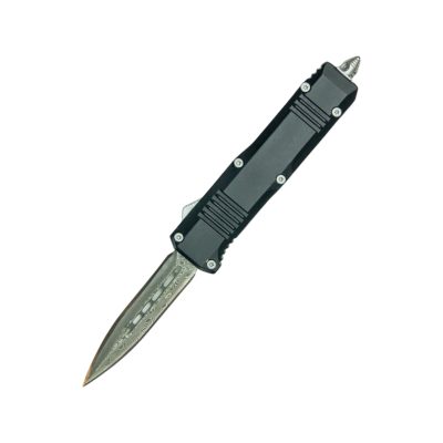 TacKnives OTF Knife MD1DE Damascus Steel
