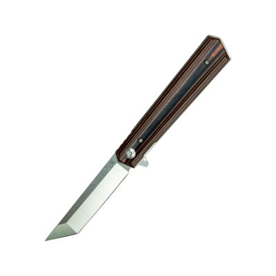 TacKnives G10 folding knife liner lock BF02 Wood