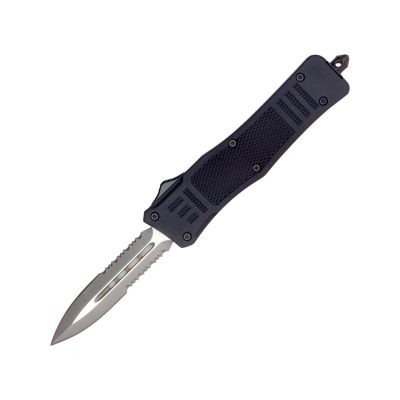 TacKnives automatic switchblade OTF knife MD7 Double edge serrated