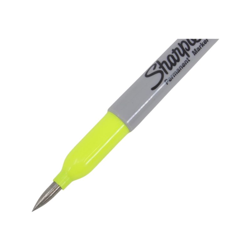 TacKnives EDC Sharpies with titanium tip Neon Yellow