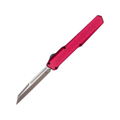 TacKnives automatic switchblade otf knife MTu15 wharncliffe red
