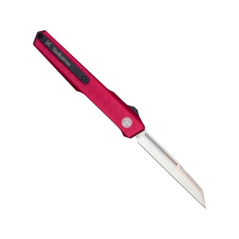 TacKnives automatic switchblade otf knife MTu15 wharncliffe red