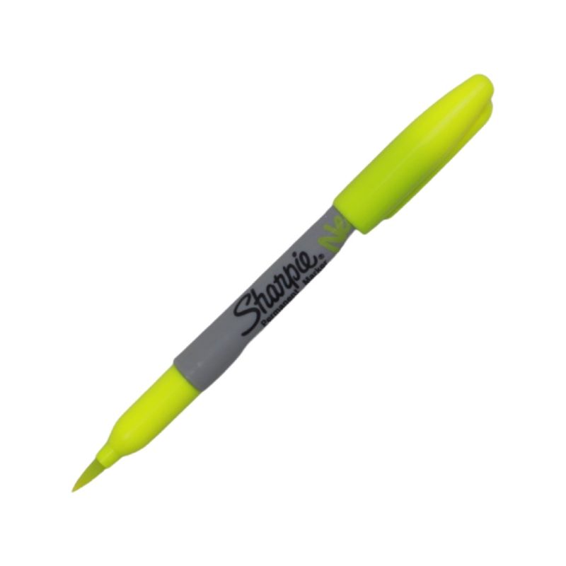 TacKnives EDC Sharpie G10 Neon Yellow