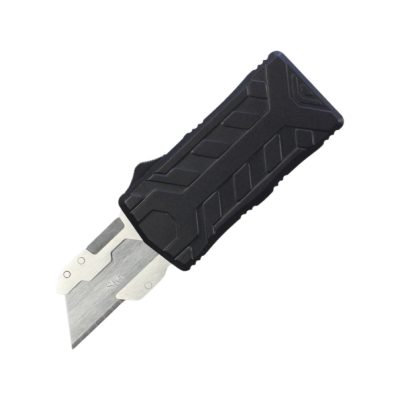 TacKnives Automatic OTF Knife box cutter fatboy black