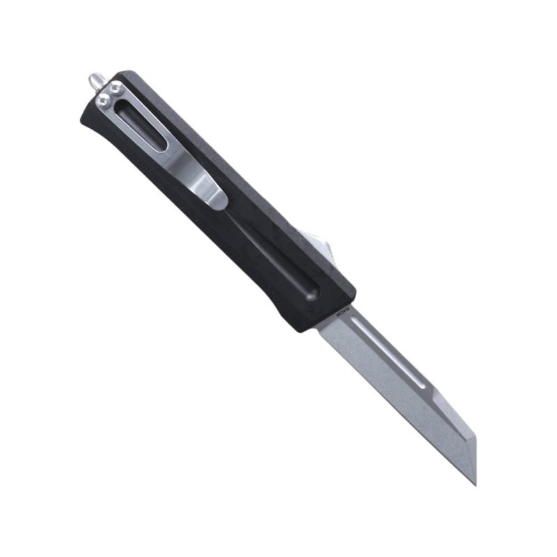 TacKnives TK PRO Switchblade OTF Knife Stinger Wharncliffe Stonewashed