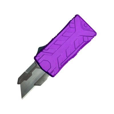TacKnives purple OTF Knife Box Cutter