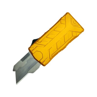 TacKnives yellow OTF Knife Box Cutter