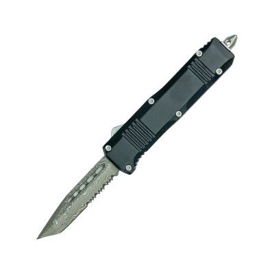 TacKnives OTF Knife MD1TS Damascus Steel