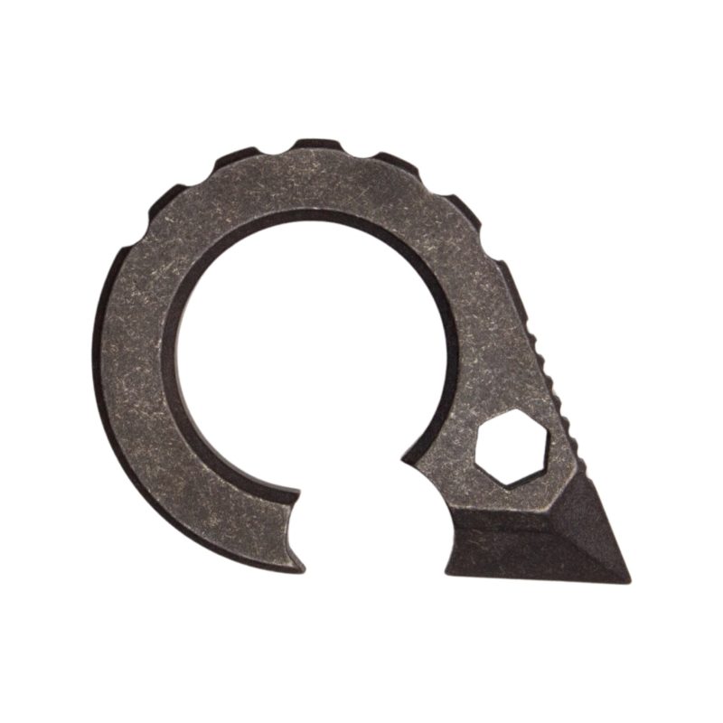 TacKnives Titanium Single finger duster Stonewashed