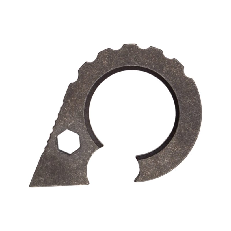 TacKnives Titanium Single finger duster Stonewashed