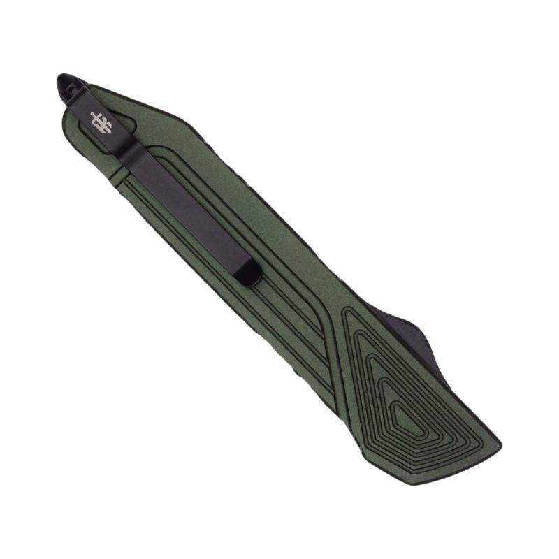 TAKCOM Chimera OTF Knife Green Wharncliffe DLC