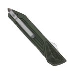 TAKCOM Chimera OTF Knife Green Spear Point satin