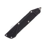 TAKCOM Chimera OTF Knife Black Wharncliffe Satin