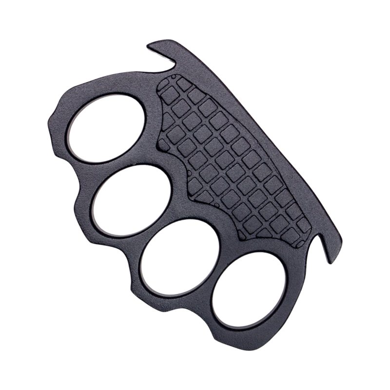 Brass knuckles full size Stainless Steel Black