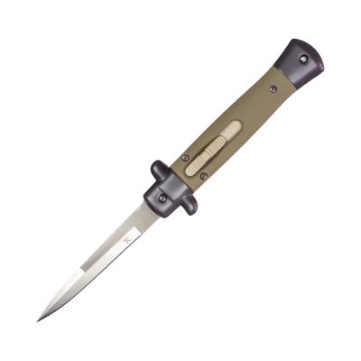 TacKnives Italian Stiletto OTF Knife STM Desert Tan CNC