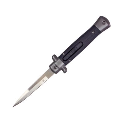 TacKnives Italian Stiletto OTF Knife STM Black CNC