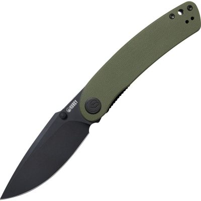 Kubey Momentum Liner Lock Folding Knife Green