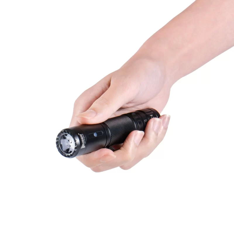 Wuben C3 Compact Flashlight Hand Comparison