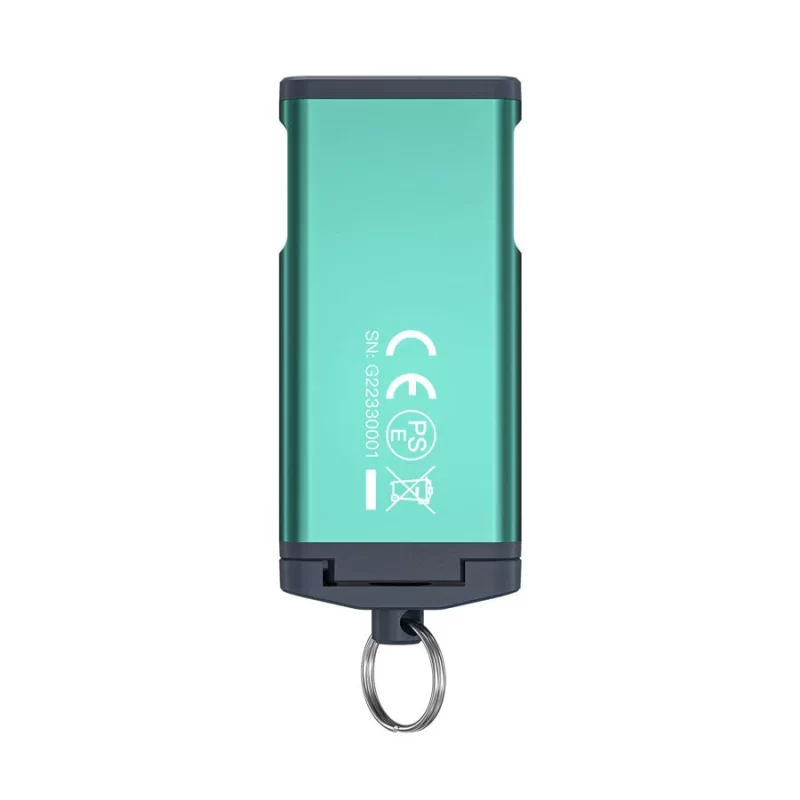 Wuben G2 Keychain Flashlight - Perfect Mini EDC LED (Green) Back View