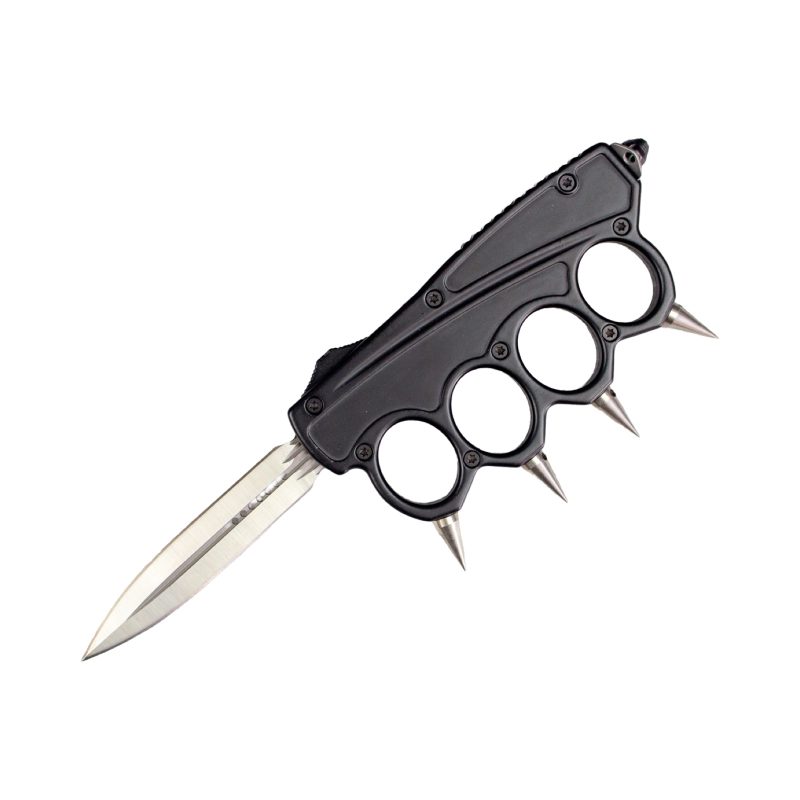 Bladetopia MTU6GLD OTF Knife Knuckles with spike