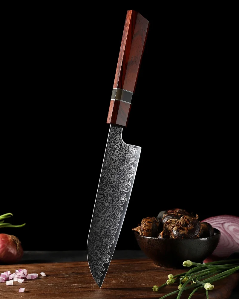 XC122 XinCraft 7.6 Santoku Knife (Mirror Polished)2