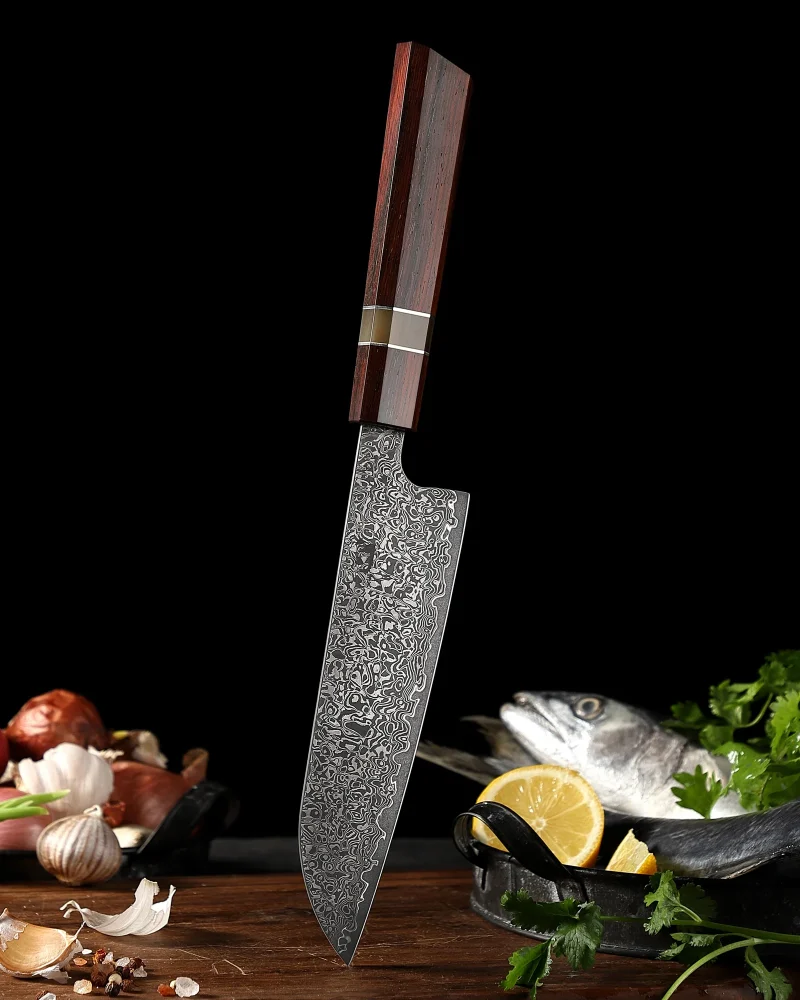 XC123 XinCraft 7.6 Santoku Knife (Matte Polished)2