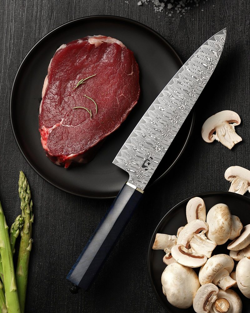 XC132 XinCraft 8 Damascus Chef Knife3