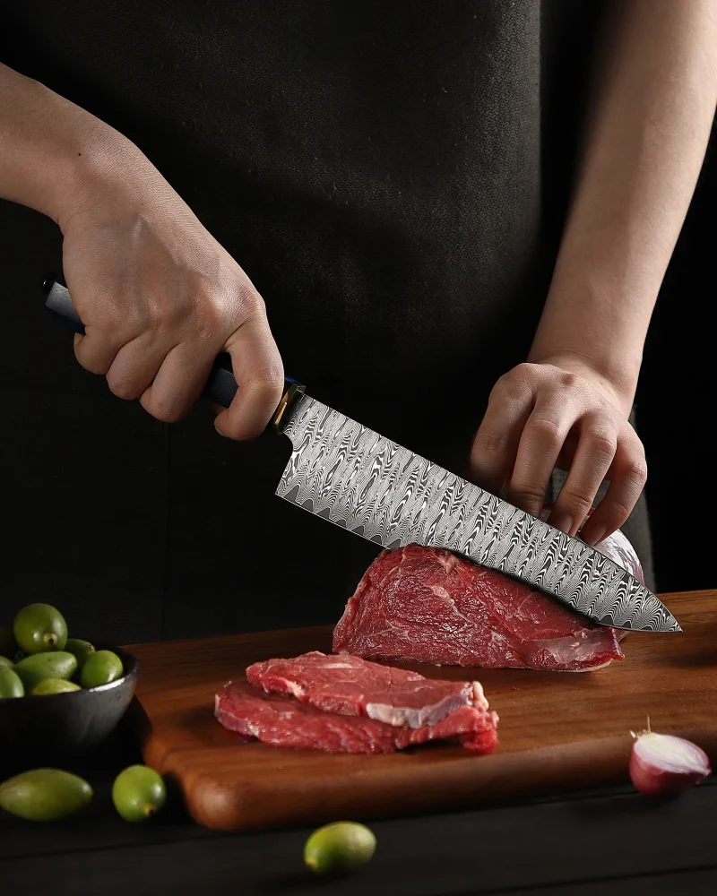 XC132 XinCraft 8 Damascus Chef Knife4