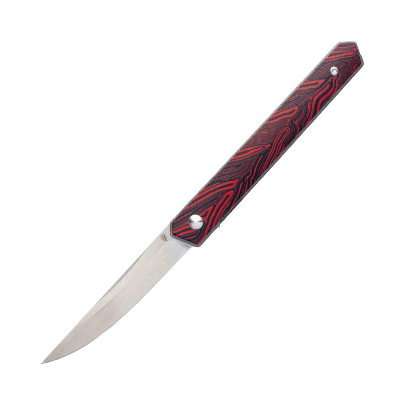 Bladetopia - Sovereign Steel Red G10 Damascus Bladetopia - Sovereign Steel Red G10 Damascus