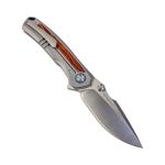 SL-93-wood-10Cr15Mov Titanium/Desert Ironwood Handle