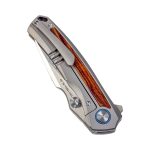 SL-93-wood-10Cr15Mov Titanium/Desert Ironwood Handle