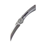 SL-77-CF Folding Knife D2 Blade Titanium/Carbon Fiber Handle