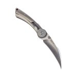SL-77-CF Folding Knife D2 Blade Titanium/Carbon Fiber Handle