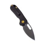 SL-92-Black-14C28N Blade Titanium Handle