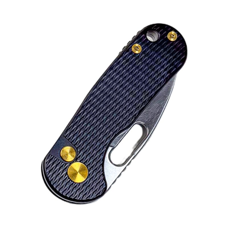 SL-92-Black-14C28N Blade Titanium Handle