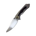 SL-100-CF - 14C28N Blade Titanium/Carbon fiber Handle