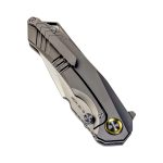 SL-100-CF - 14C28N Blade Titanium/Carbon fiber Handle