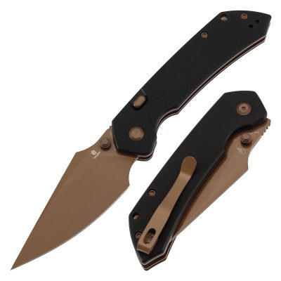TENABLE FENRIR FOLDING KNIFE 3.4" Nitro V BLADE BLACK G10 - B1034H3