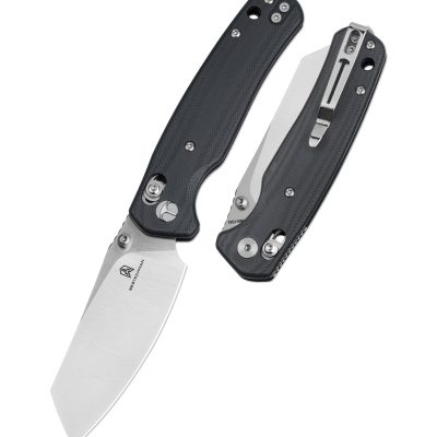 BESTECHMAN CICADA'S WING BMK06K FOLDING KNIFE 3.15" 10Cr15MoV SATIN BLADE BLACK G10 HANDLE EDC