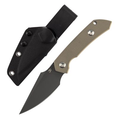 KANSEPT FENRIR FIXED BLADE 2.87" D2 BLADE LIGHT SAND G10 - G3034A4