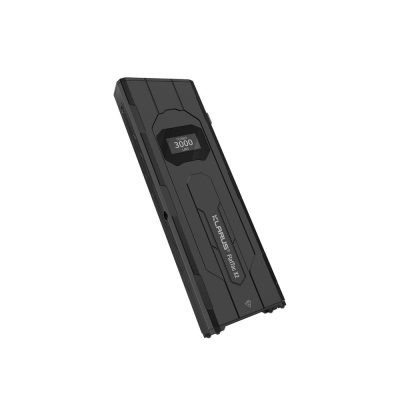 KLARUS FLAT TAC X2 FLASHLIGHT 3000LM IPX6 BLACK EDC