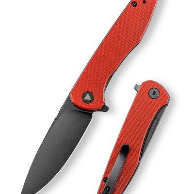 TRIVISA HUMMINGBIRD Hummingbird-RG FOLDING KNIFE 2.9" 14C28N ROSE GOLD BLADE RED G10 HANDLE EDC