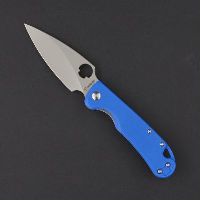 DAGGERR ZHALO MINI FOLDING KNIFE 3.35" VG10 BEAD BLAST BLADE BLUE G10 HANDLE EDC