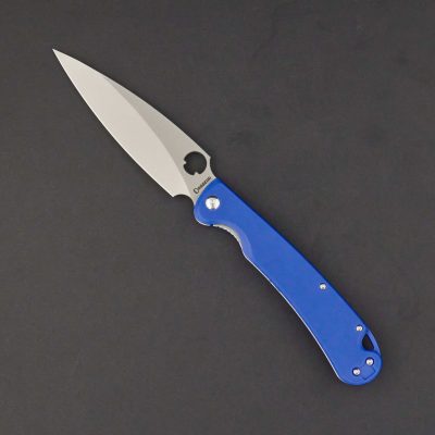 DAGGERR ZHALO XL FOLDING KNIFE 4.5" VG10 BEAD BLAST BLADE BLUE G10 HANDLE EDC