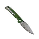 Six Leaf SL-59 Micarta Damascus Blade